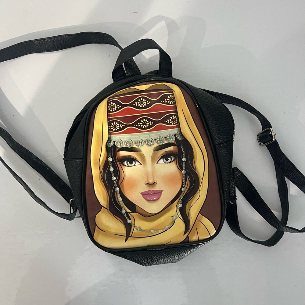 Armenian Girl mini backpack Black